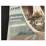 2 100" Long Blackout Curtains