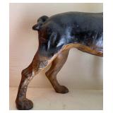 INCREDIBLE Antique Hubley Boston Terrier Cast Iron Doorstop