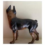 INCREDIBLE Antique Hubley Boston Terrier Cast Iron Doorstop
