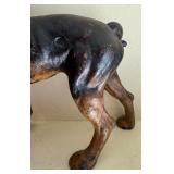 INCREDIBLE Antique Hubley Boston Terrier Cast Iron Doorstop