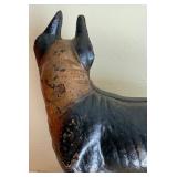 INCREDIBLE Antique Hubley Boston Terrier Cast Iron Doorstop