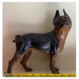 INCREDIBLE Antique Hubley Boston Terrier Cast Iron Doorstop
