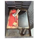 Vintage Parts File Cabinet w/ Vintage Type Set