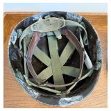 Vietnam Era Helmet w/ Liner and Reversible Camo Cover