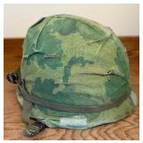 Vietnam Era Helmet w/ Liner and Reversible Camo Cover