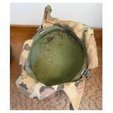 Vietnam Era Helmet w/ Liner and Reversible Camo Cover