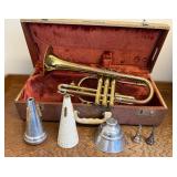 Vintage Trumpet in Case w/ Accessories