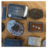 LARGE Vintage Belt Buckle Lot #1