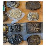 LARGE Vintage Belt Buckle Lot #1