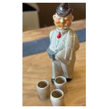 Vintage Mid Century Pottery Decanters