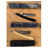 Vintage Antique Razor and Straight Razor Lot