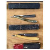 Vintage Antique Razor and Straight Razor Lot