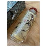 Vintage Glass Reverse Painted Chinese Snuff Bottle