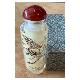 Vintage Glass Reverse Painted Chinese Snuff Bottle