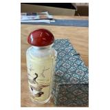Vintage Glass Reverse Painted Chinese Snuff Bottle