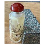 Vintage Glass Reverse Painted Chinese Snuff Bottle