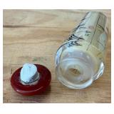Vintage Glass Reverse Painted Chinese Snuff Bottle