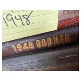 5 EARLY Antique University of Minnesota Yearbooks including Bronko Nagurski