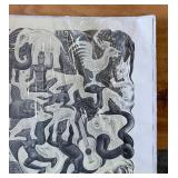 Vintage Printed in Holland MC Escher Poster Mosaic II