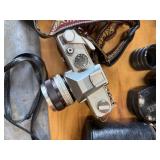 Vintage 35mm and Polaroid Camera Lot