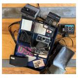 Vintage 35mm and Polaroid Camera Lot