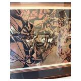 MID CENTURY Offset Lithograph Signed Dean Warnholtz 1954