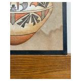 Vintage Native American Painting By ERV JOHNSON