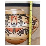 Vintage Native American Painting By ERV JOHNSON