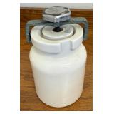 Vintage Ball Mill Jar w/ Lid