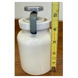 Vintage Ball Mill Jar w/ Lid