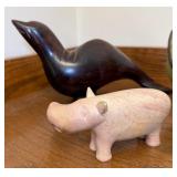 Lot of Vintage Carved Animals