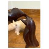 Lot of Vintage Carved Animals