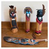 Vintage Native American HOPI Kachina Doll Lot