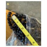 Large Lot of Beads - Many Dark Colored and Purple - Lot #6