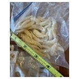 LARGE LOT of White Beads Including Skulls and MANY Coyote Teeth - Lot #8