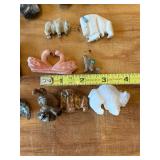 Lot of Native American Animal Fetishes