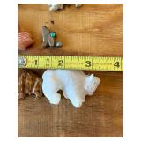 Lot of Native American Animal Fetishes