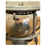 Antique Railroad Lantern w/ Original CNR Globe