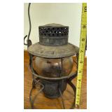 Antique Railroad Lantern w/ Original CNR Globe