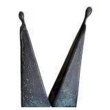 Pair Bronze Figure Sculptures in the Style of Sydney Kumalo