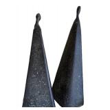 Pair Bronze Figure Sculptures in the Style of Sydney Kumalo