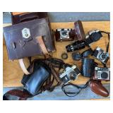 Vintage 35mm and Polaroid Camera Lot