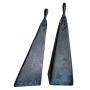 Pair Bronze Figure Sculptures in the Style of Sydney Kumalo