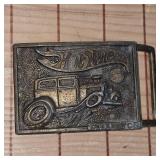 Very Rare 1978 Mattel Hot Wheels Collector Belt Buckle