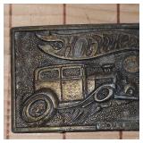 Very Rare 1978 Mattel Hot Wheels Collector Belt Buckle