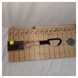 2-Keychains & Les Kouba Brass & Walnut Goose Belt Buckle