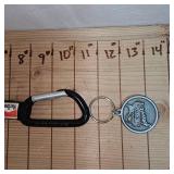 2-Keychains & Les Kouba Brass & Walnut Goose Belt Buckle