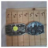 Harley Davidson Belt Buckle and Wolf Belt Buckle