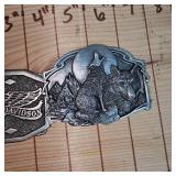 Harley Davidson Belt Buckle and Wolf Belt Buckle