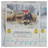 1963. 1964, 1965, 1966 Official Trojan FFA Calendars( Excellent Condition)